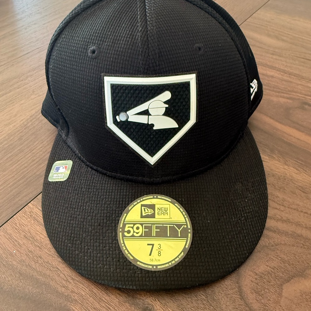 White Sox New Era Black On-Field Cap